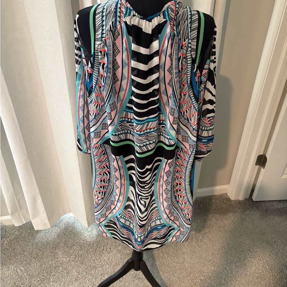 Express Multicolor Patterned Kimono - Picture 3 of 4